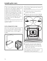 Предварительный просмотр 84 страницы Miele H 373-2 B Operating Instructions Manual