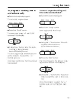 Предварительный просмотр 19 страницы Miele H 387-1 BP KAT Operating Instructions Manual