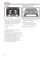 Предварительный просмотр 38 страницы Miele H 387-1 BP KAT Operating Instructions Manual