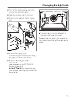 Предварительный просмотр 51 страницы Miele H 387-1 BP KAT Operating Instructions Manual