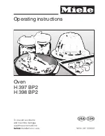 Предварительный просмотр 1 страницы Miele H 397 BP2 Operating Instructions Manual