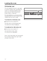 Предварительный просмотр 12 страницы Miele H 397 BP2 Operating Instructions Manual