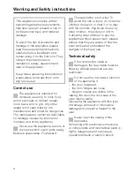 Preview for 6 page of Miele H 4010 BM Operating Instructions Manual