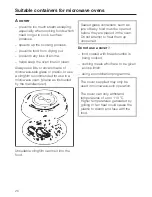 Preview for 20 page of Miele H 4010 BM Operating Instructions Manual