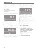 Предварительный просмотр 24 страницы Miele H 4042 BM Operating And Installation Instructions