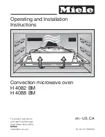 Предварительный просмотр 1 страницы Miele H 4086 BM BRWS+ Operating And Installation Instructions