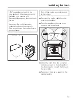 Предварительный просмотр 53 страницы Miele H 4112 B Operating And Installation Manual