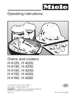 Miele H 4120 Operating Instructions Manual предпросмотр