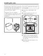 Preview for 74 page of Miele H 4120 Operating Instructions Manual