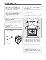 Предварительный просмотр 70 страницы Miele H 4170 Operating Instructions Manual