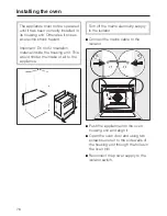 Предварительный просмотр 78 страницы Miele H 4180 Operating Instructions Manual