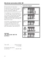 Предварительный просмотр 60 страницы Miele H 4200 Operating And Installation Instructions