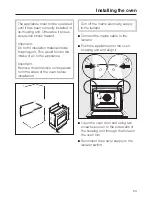 Предварительный просмотр 63 страницы Miele H 4200 Operating And Installation Instructions