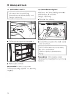 Предварительный просмотр 72 страницы Miele H 4330 Operating Instructions Manual