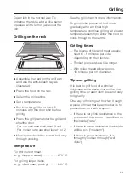 Preview for 55 page of Miele H 4350 Operating And Installation Manual