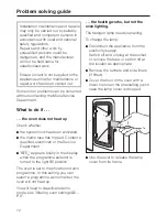 Preview for 72 page of Miele H 4350 Operating And Installation Manual