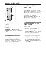 Preview for 74 page of Miele H 4350 Operating And Installation Manual