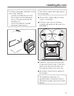 Предварительный просмотр 75 страницы Miele H 4541 Operating Instructions Manual