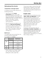 Предварительный просмотр 31 страницы Miele H 4700 B Operating And Installation Instructions