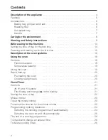 Preview for 2 page of Miele H 4740 B Operating Instructions Manual