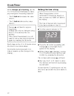 Preview for 22 page of Miele H 4740 B Operating Instructions Manual