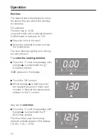 Preview for 22 page of Miele H 4744 BP Operating And Installation Instructions