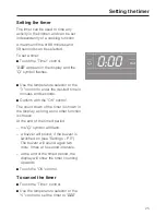 Preview for 25 page of Miele H 4744 BP Operating And Installation Instructions