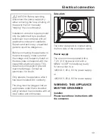 Preview for 59 page of Miele H 4744 BP Operating And Installation Instructions