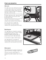 Preview for 12 page of Miele H 4842 BP Operating And Installation Instructions