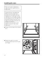 Preview for 64 page of Miele H 4842 BP Operating And Installation Instructions