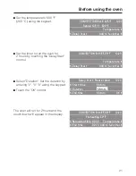 Предварительный просмотр 21 страницы Miele H 4880 BP Operating And Installation Instructions