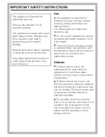 Preview for 4 page of Miele H 4886 BP Operating And Installation Manual