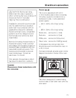 Preview for 73 page of Miele H 4890 BP2 Pyrolytic Operating And Installation Instructions