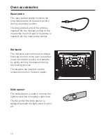 Предварительный просмотр 12 страницы Miele H 4894 BP2 Operating and Operating And Installation Manual