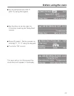 Предварительный просмотр 23 страницы Miele H 4894 BP2 Operating and Operating And Installation Manual