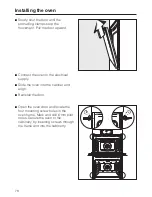 Предварительный просмотр 78 страницы Miele H 4894 BP2 Operating and Operating And Installation Manual