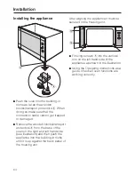 Предварительный просмотр 64 страницы Miele H 4900 B Operating And Installation Manual