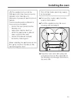 Предварительный просмотр 81 страницы Miele H 5081 BP Operating And Installation Instruction