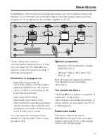 Предварительный просмотр 21 страницы Miele H 5081 BP Operating And Installation Manual