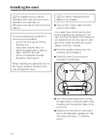 Предварительный просмотр 82 страницы Miele H 5081 BP Operating And Installation Manual