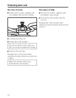 Предварительный просмотр 58 страницы Miele H 5140 B Operating And Installation Manual