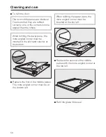 Предварительный просмотр 58 страницы Miele H 5140 BP Operating And Installation Manual