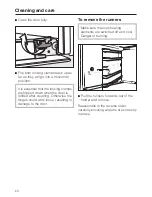 Предварительный просмотр 60 страницы Miele H 5140 BP Operating And Installation Manual