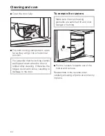 Предварительный просмотр 64 страницы Miele H 5141 BP Operating And Installation Instructions