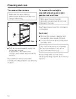 Предварительный просмотр 50 страницы Miele H 5360 B Operating And Installation Manual