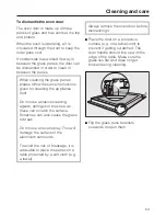 Preview for 63 page of Miele H 5681 B Operating And Installation Manual