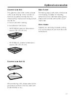 Preview for 77 page of Miele H 5681 B Operating And Installation Manual