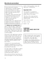 Preview for 78 page of Miele H 5681 B Operating And Installation Manual