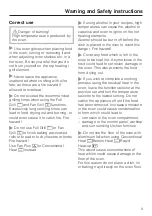 Preview for 9 page of Miele H 5900 B Operating And Installation Instructions