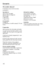 Preview for 186 page of Miele H 6000 Recipe Book